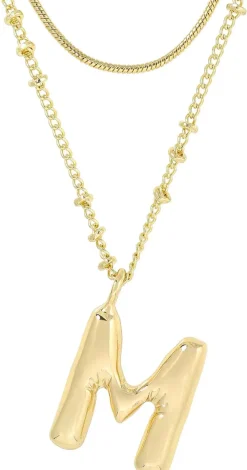 Collier multirangs - Initial M