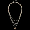 Collier multirangs - Leo Heart