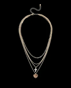 Collier multirangs - Leo Heart