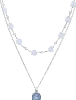 Collier multirangs - Moonstone Gleam