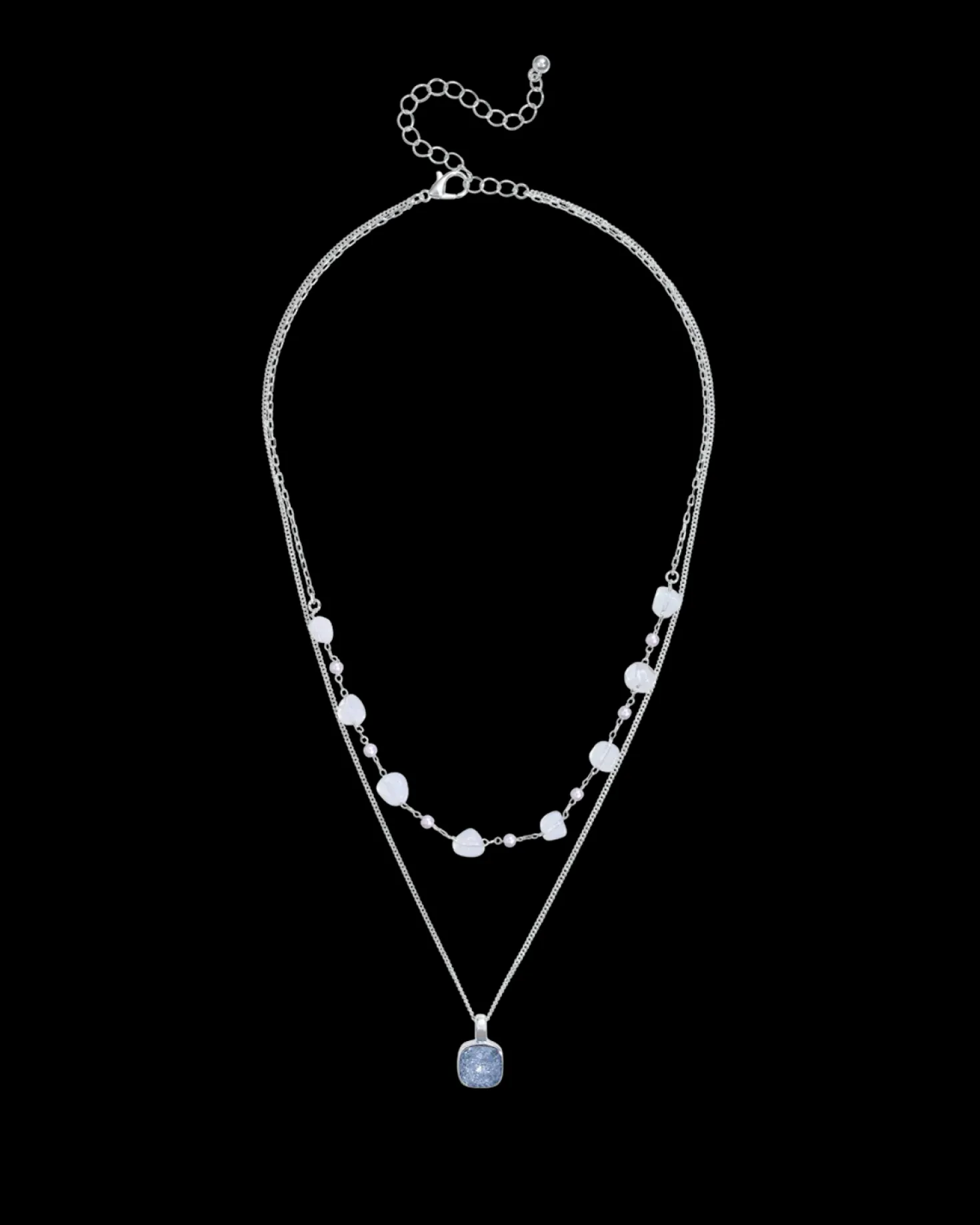 Collier multirangs - Moonstone Gleam