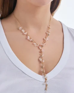 Collier multirangs - Nature Quartz
