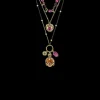 Collier multirangs - Purple Boho