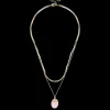 Collier multirangs - Purple Gemstone