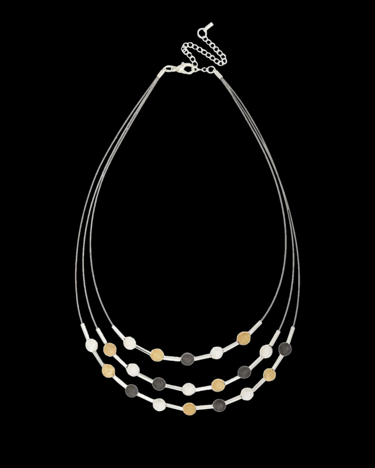 Collier multirangs - Rough Bullets