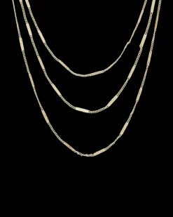 Collier multirangs - Shiny Gold