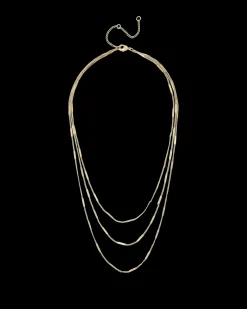 Collier multirangs - Shiny Gold