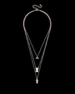 Collier multirangs - Shiny Amethyst