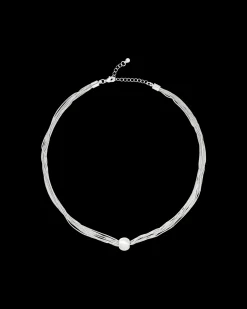 Collier multirangs - Soft Silver