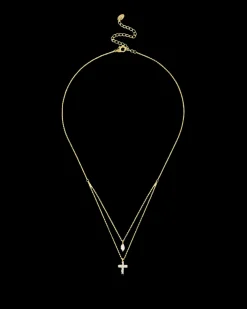 Collier multirangs - Sparkling Cross