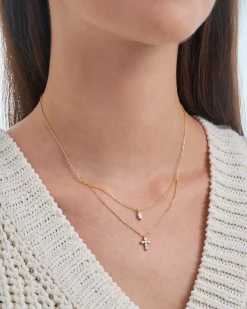 Collier multirangs - Sparkling Cross