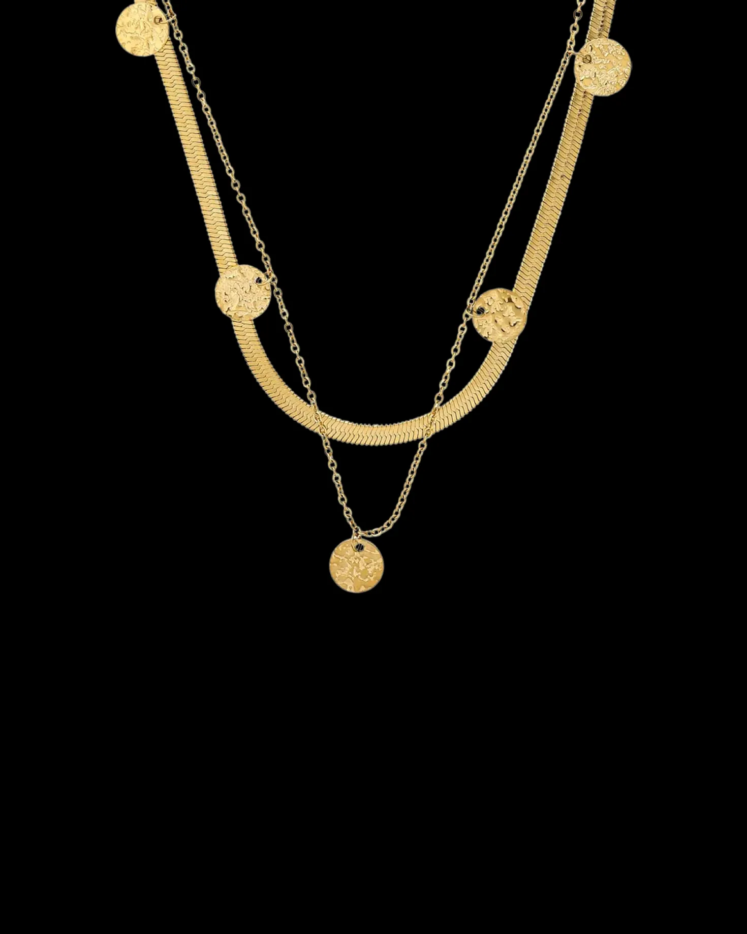 Collier multirangs - Steel Plates