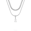 Collier multirangs - Steel Flicker