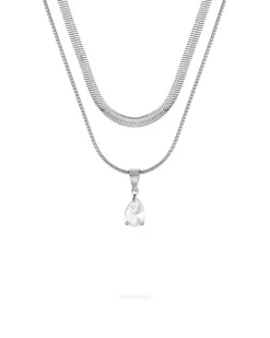 Collier multirangs - Steel Flicker