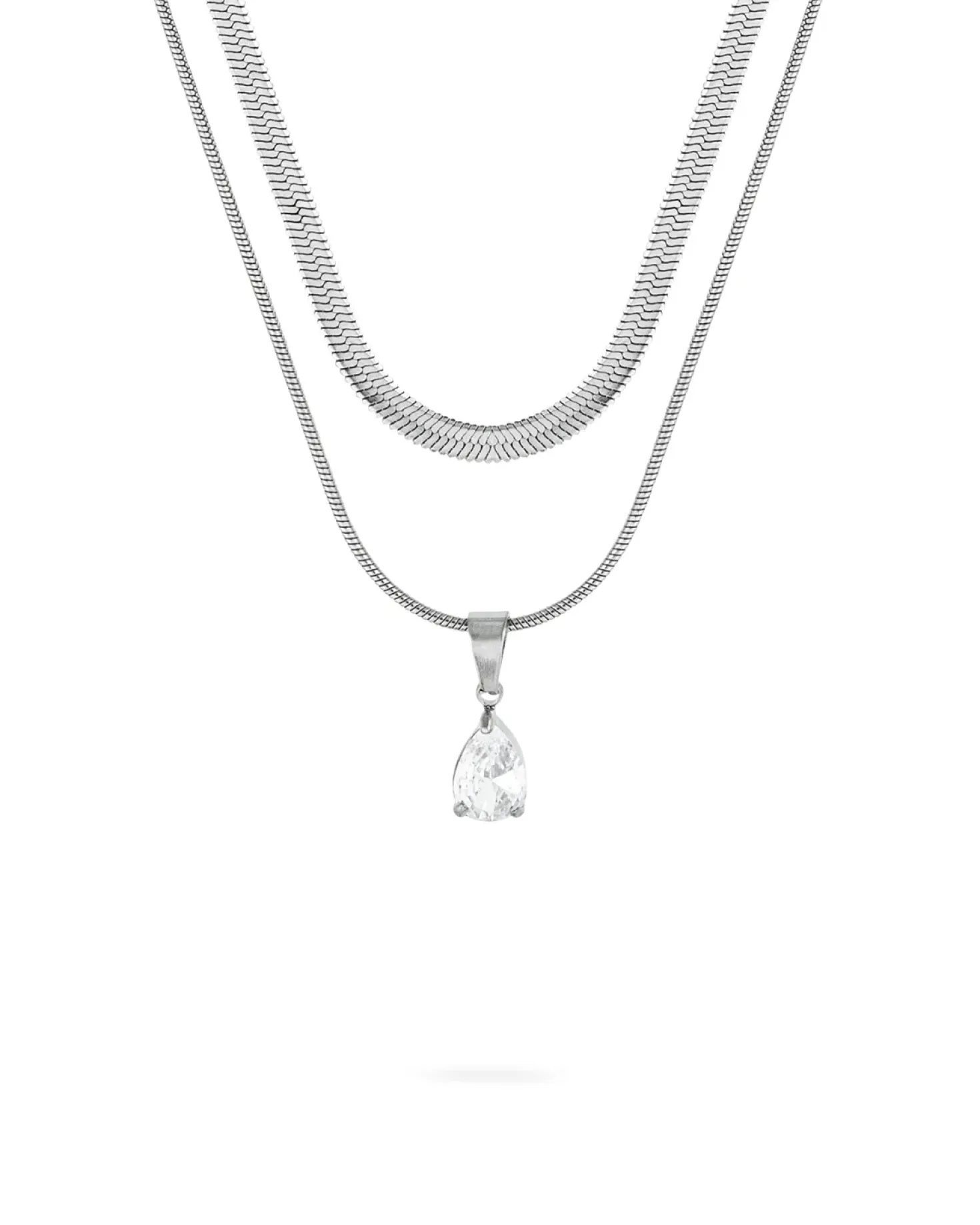 Collier multirangs - Steel Flicker