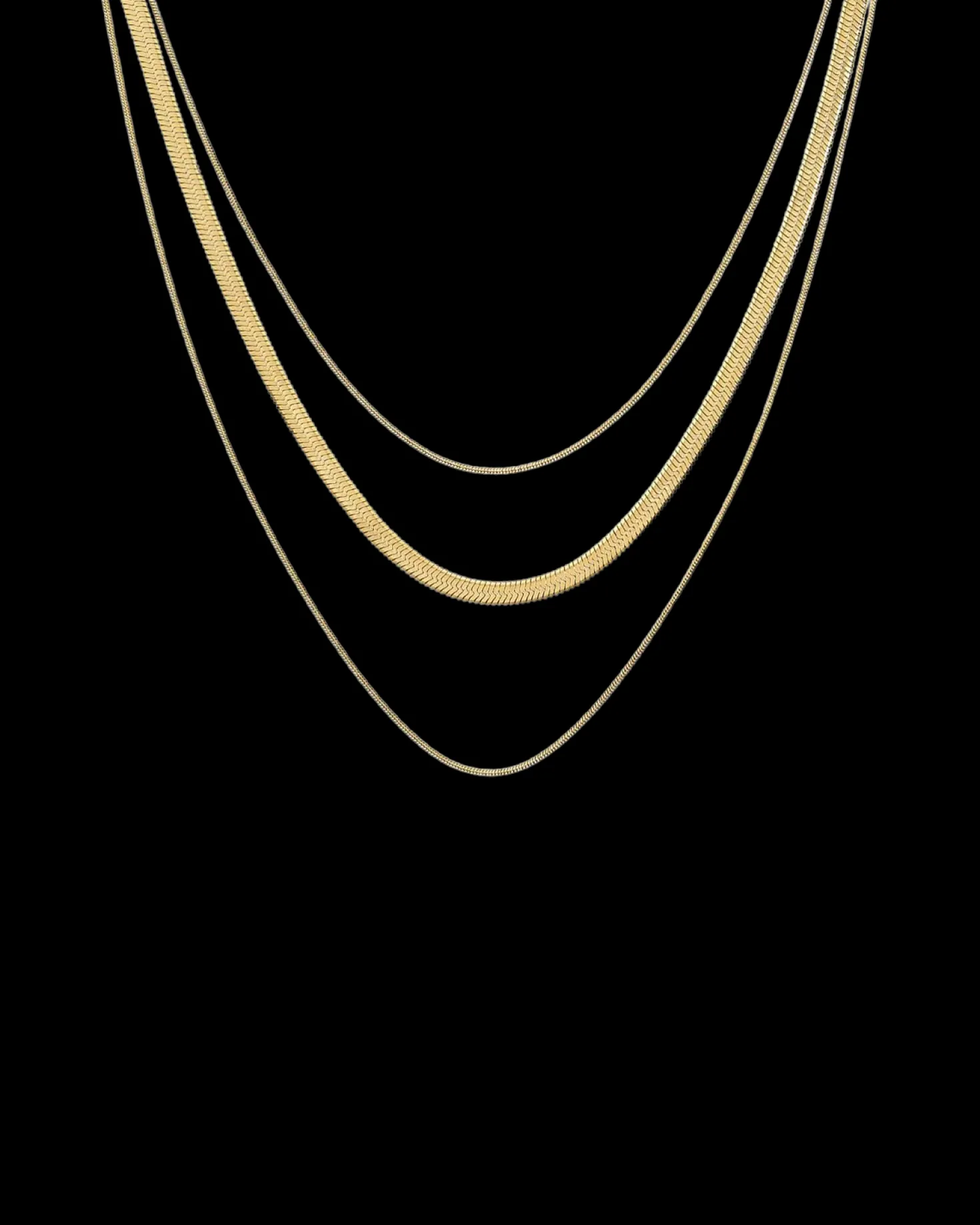 Collier multirangs - Steel Spark
