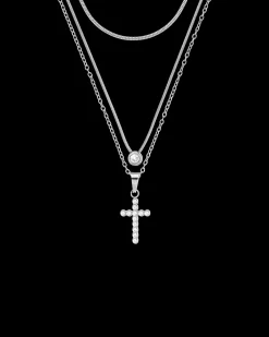 Collier multirangs - Steel Grace