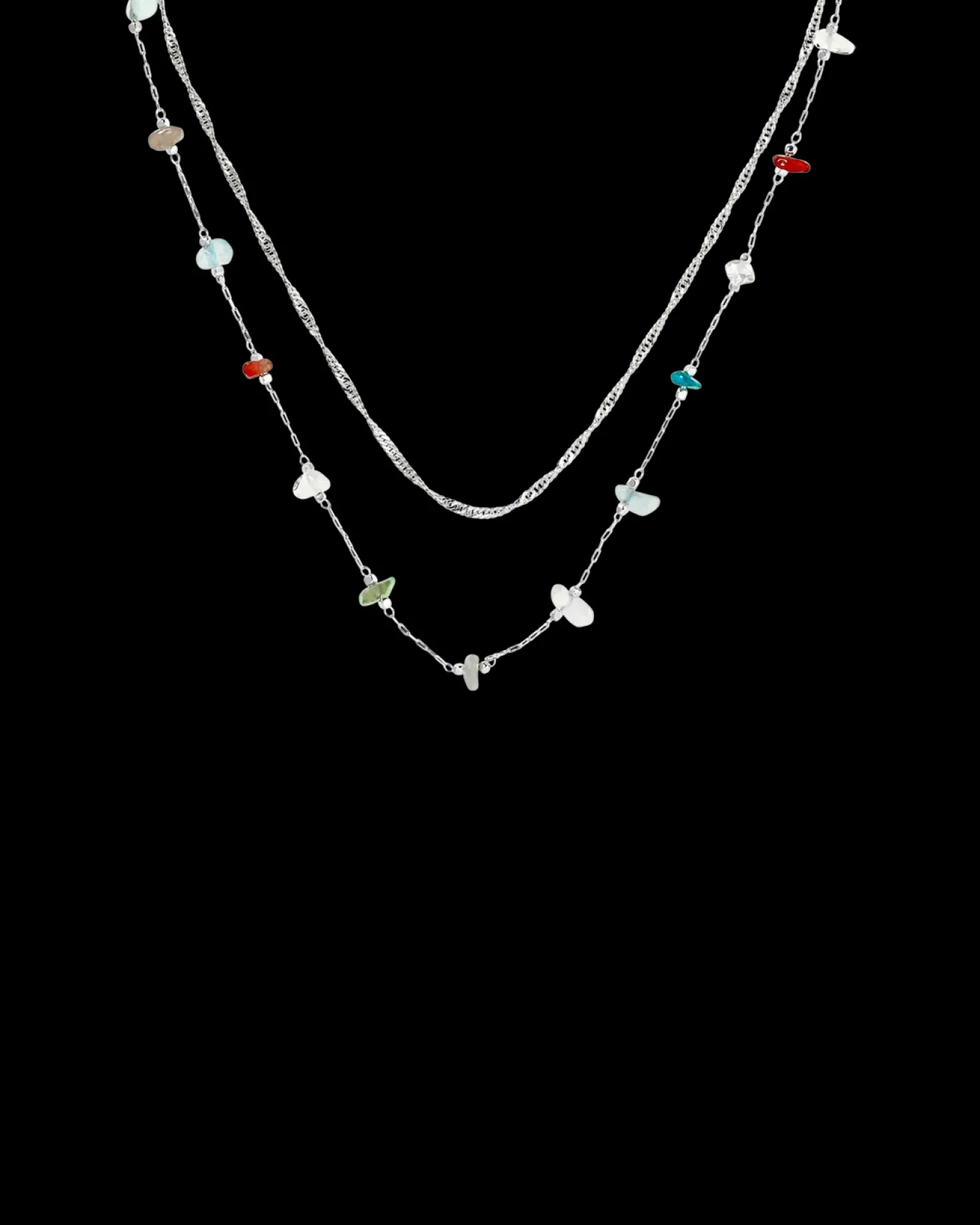 Collier multirangs - Summer Aventurine