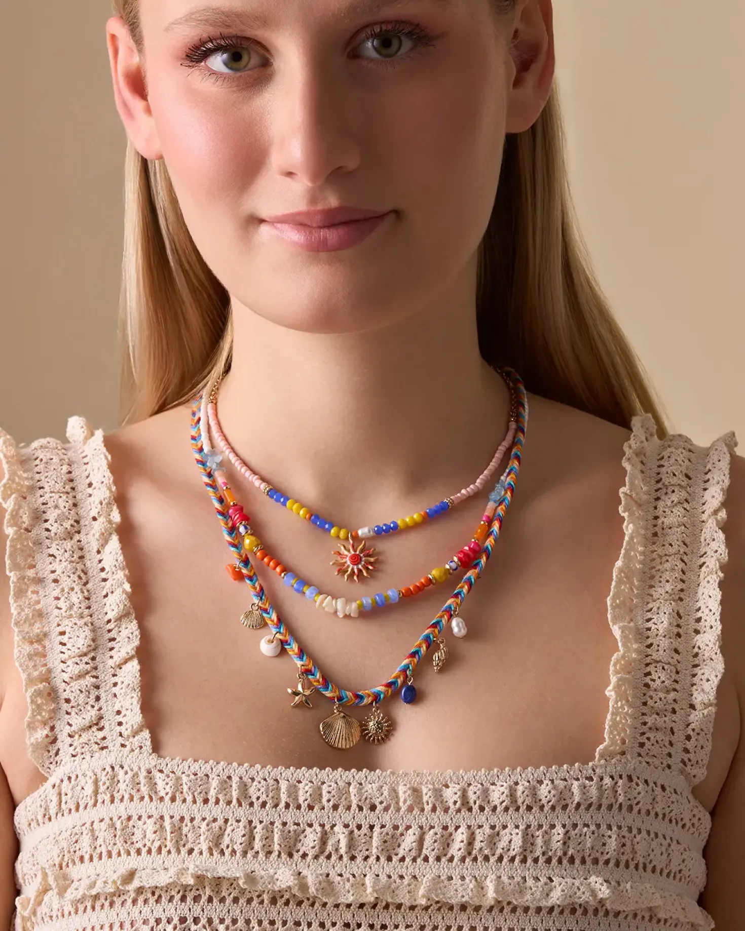 Collier multirangs - Summer Colors