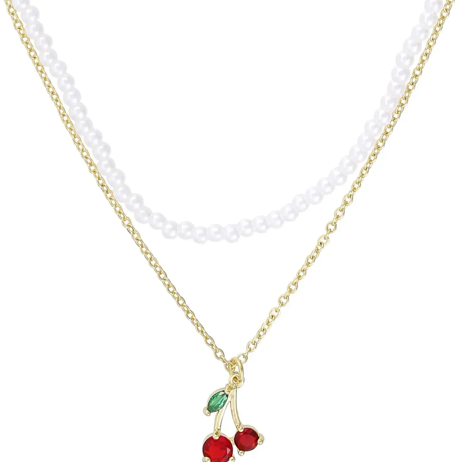 Collier multirangs - Sweet Cherry