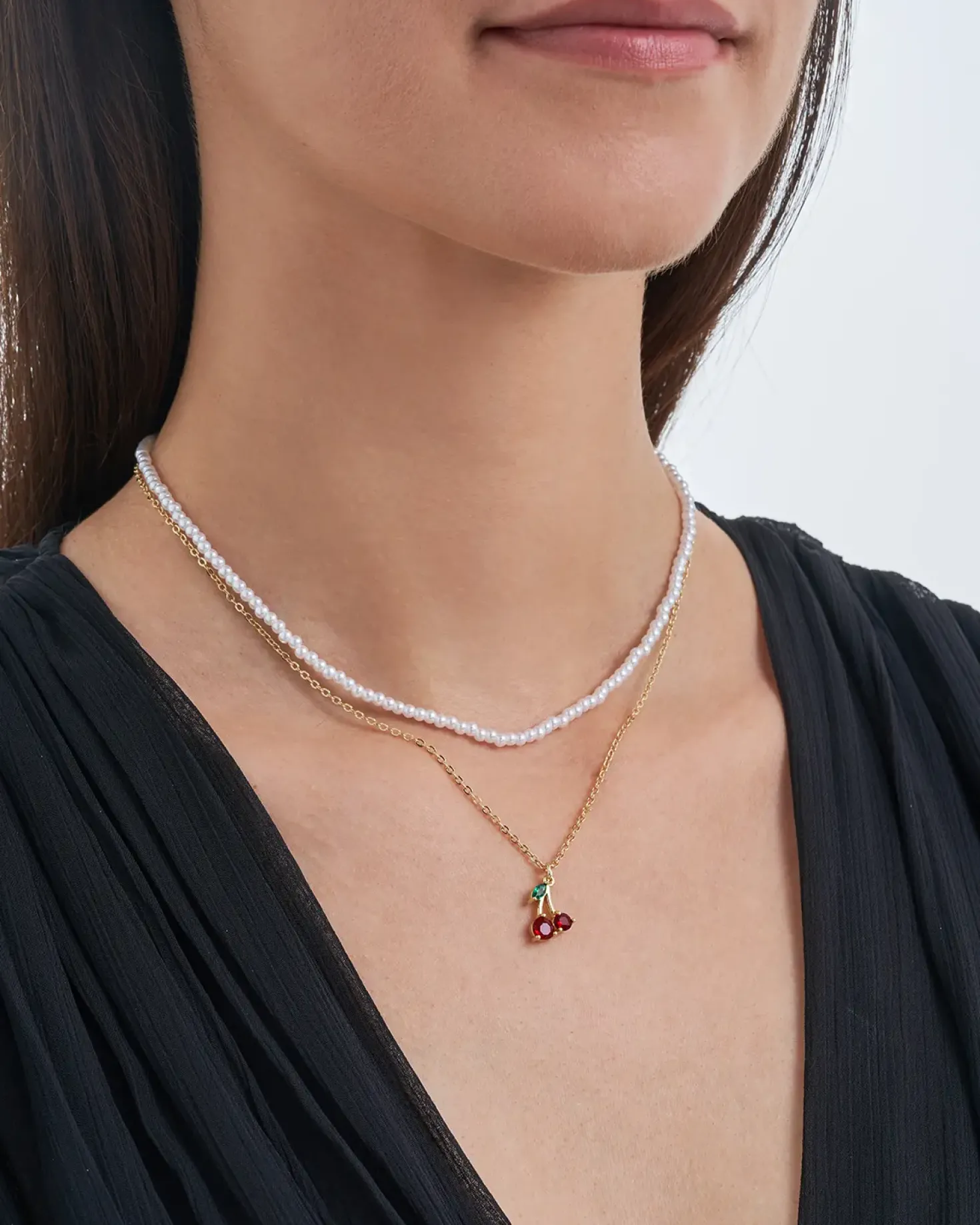 Collier multirangs - Sweet Cherry