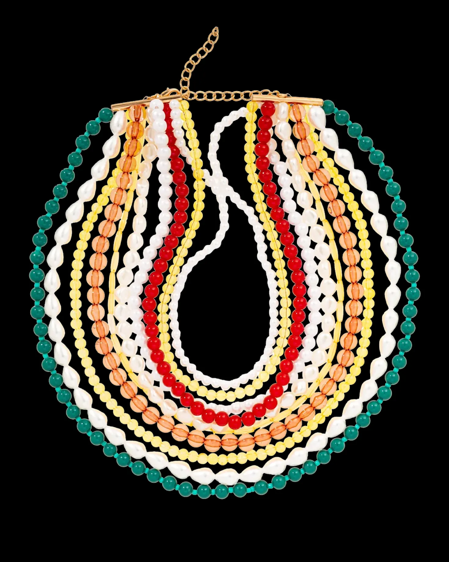 Collier multirangs - Tropical Glow