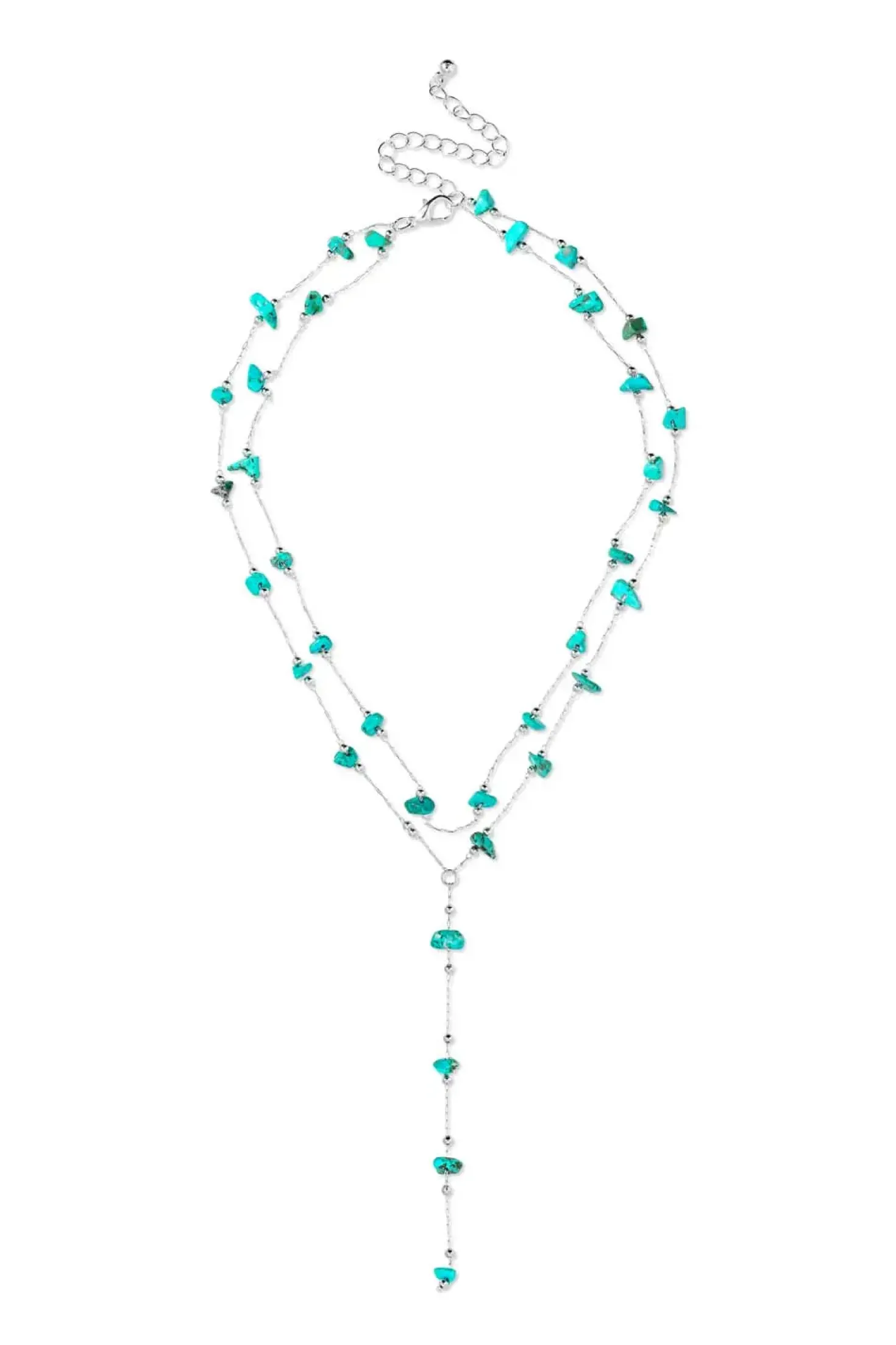 Collier multirangs - Turquoise Flow