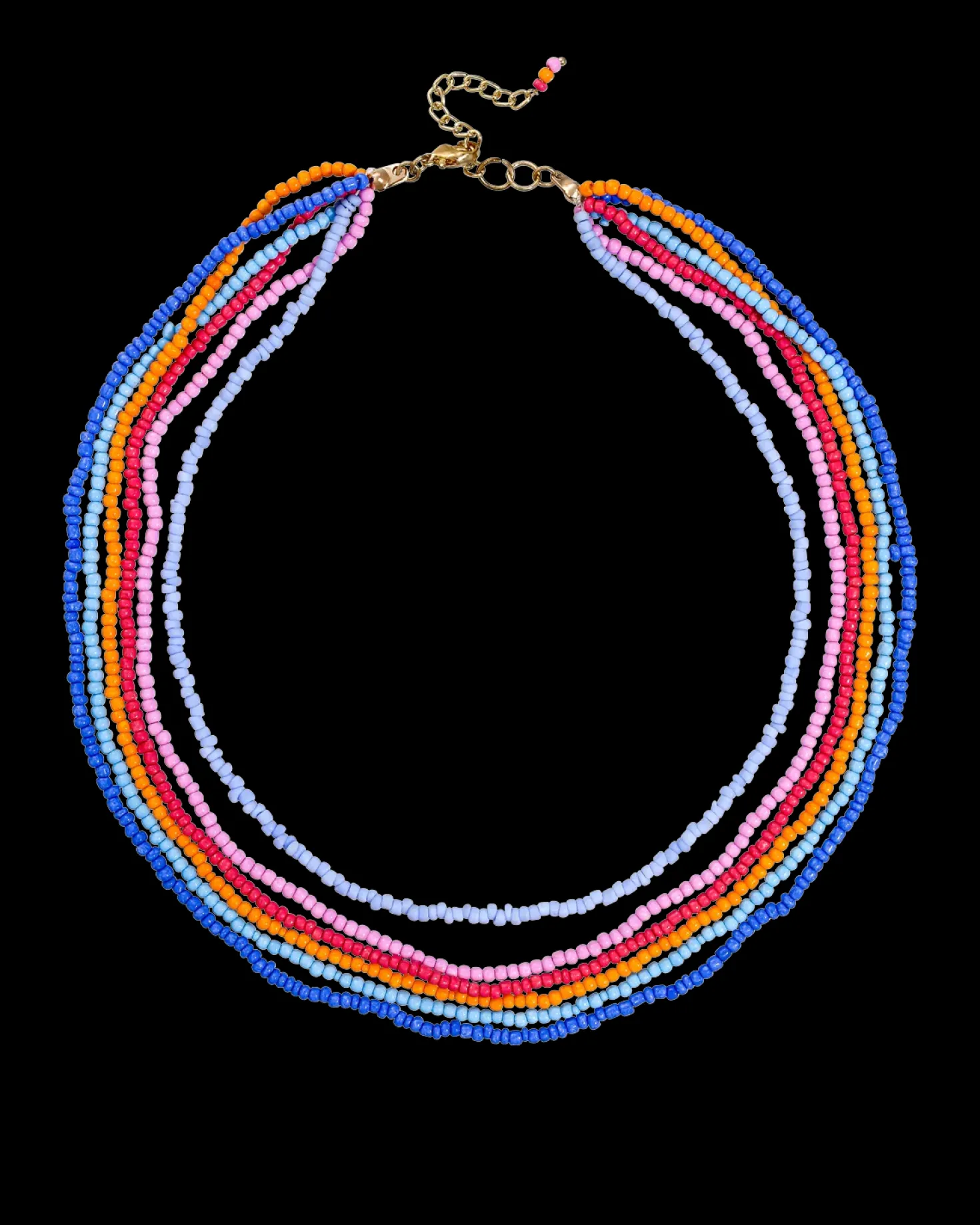 Collier multirangs - Vibrant Rows
