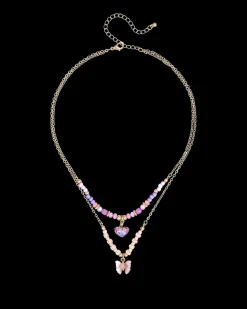 Collier multirangs pour enfant - Special Pink