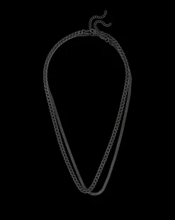 Collier multirangs pour homme - Perfect Black