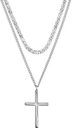 Collier multirangs pour homme - Classic Cross