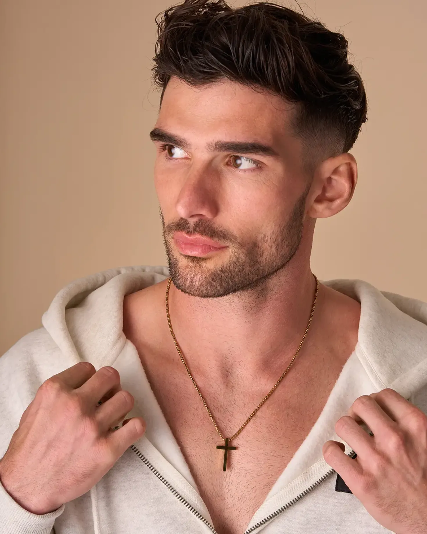 Collier pour homme - Golden Cross
