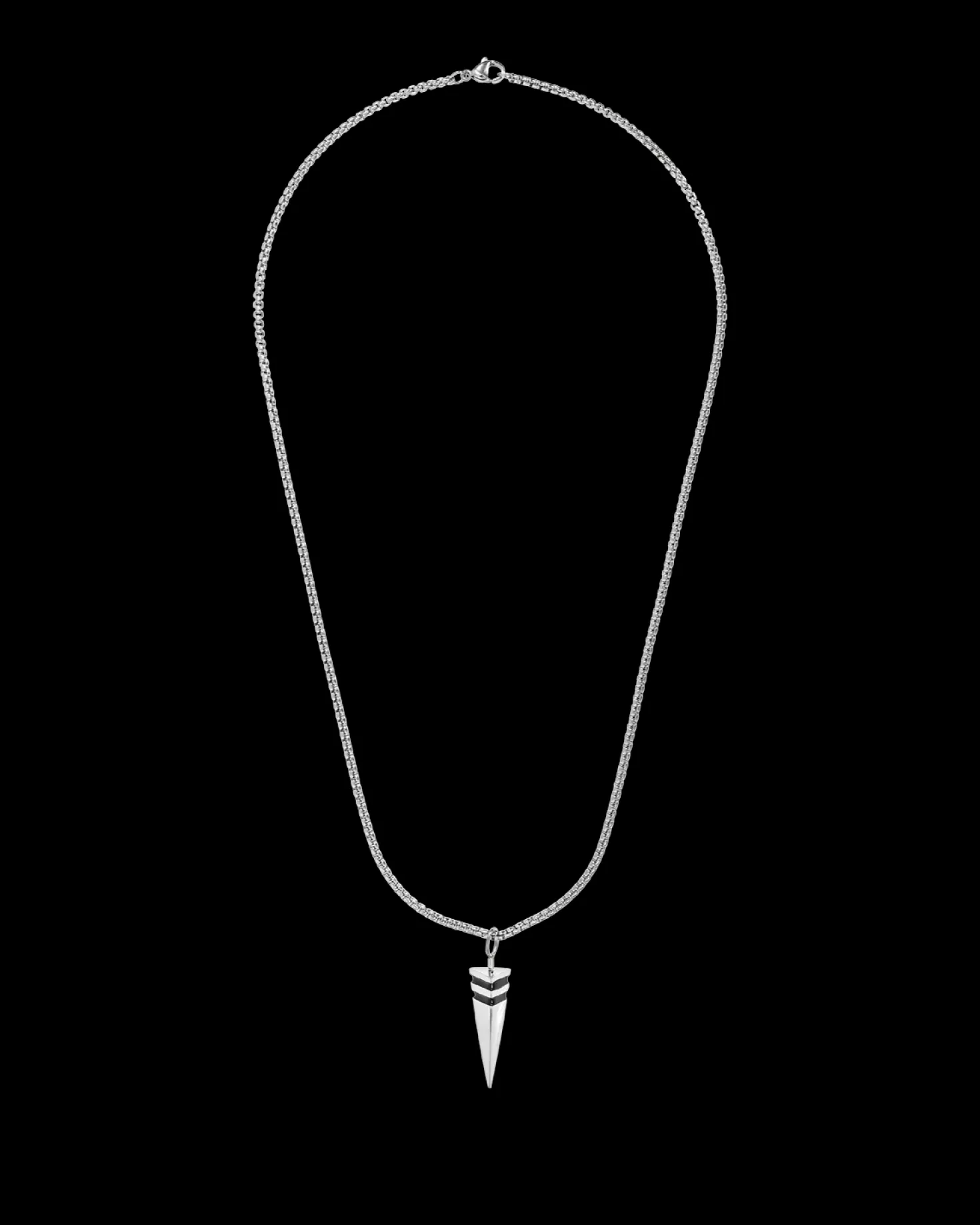 Collier pour homme - Silver Spike