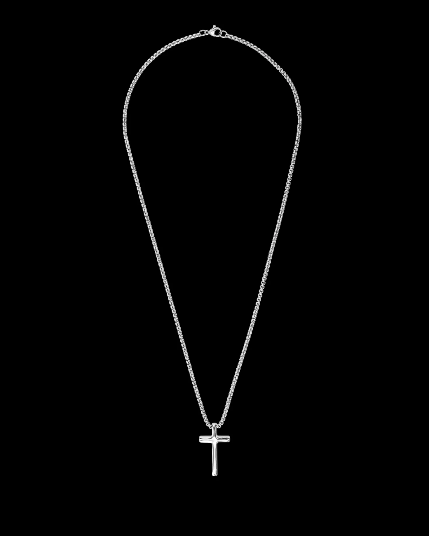 Collier pour homme - Steel Cross