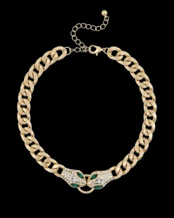 Collier ras du cou - Golden Snake