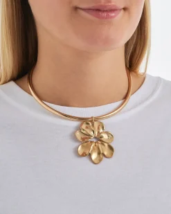 Collier ras du cou - Golden Blossom