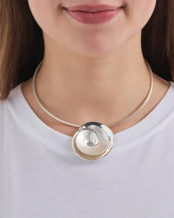 Collier ras du cou - Silver Flower