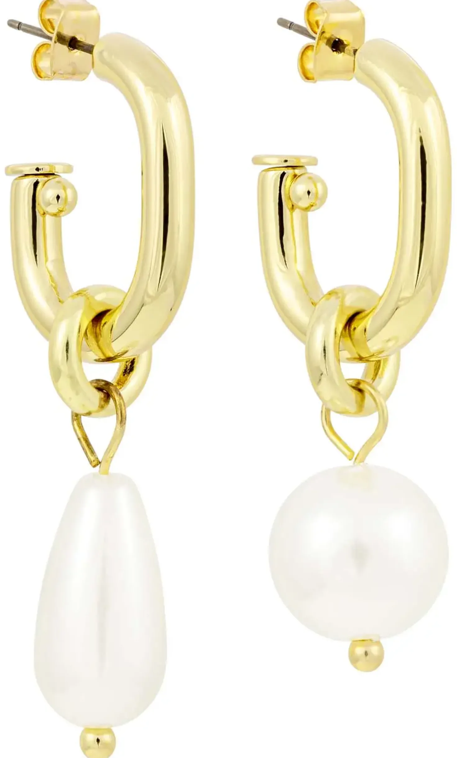 Créoles - Asymmetrical Pearls