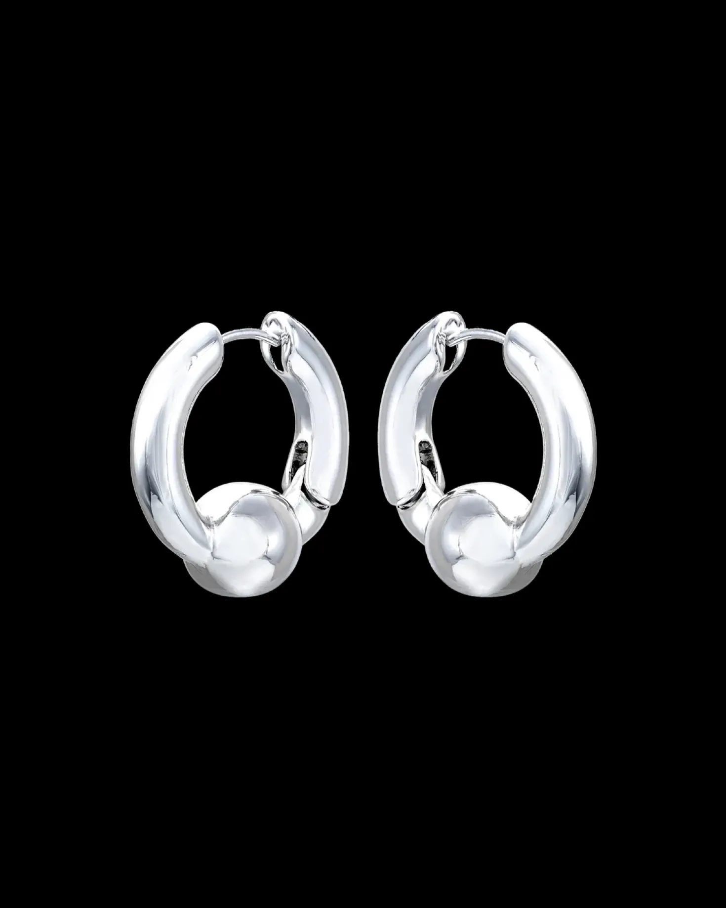 Créoles - Edgy Silver