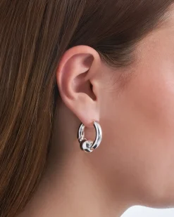Créoles - Edgy Silver