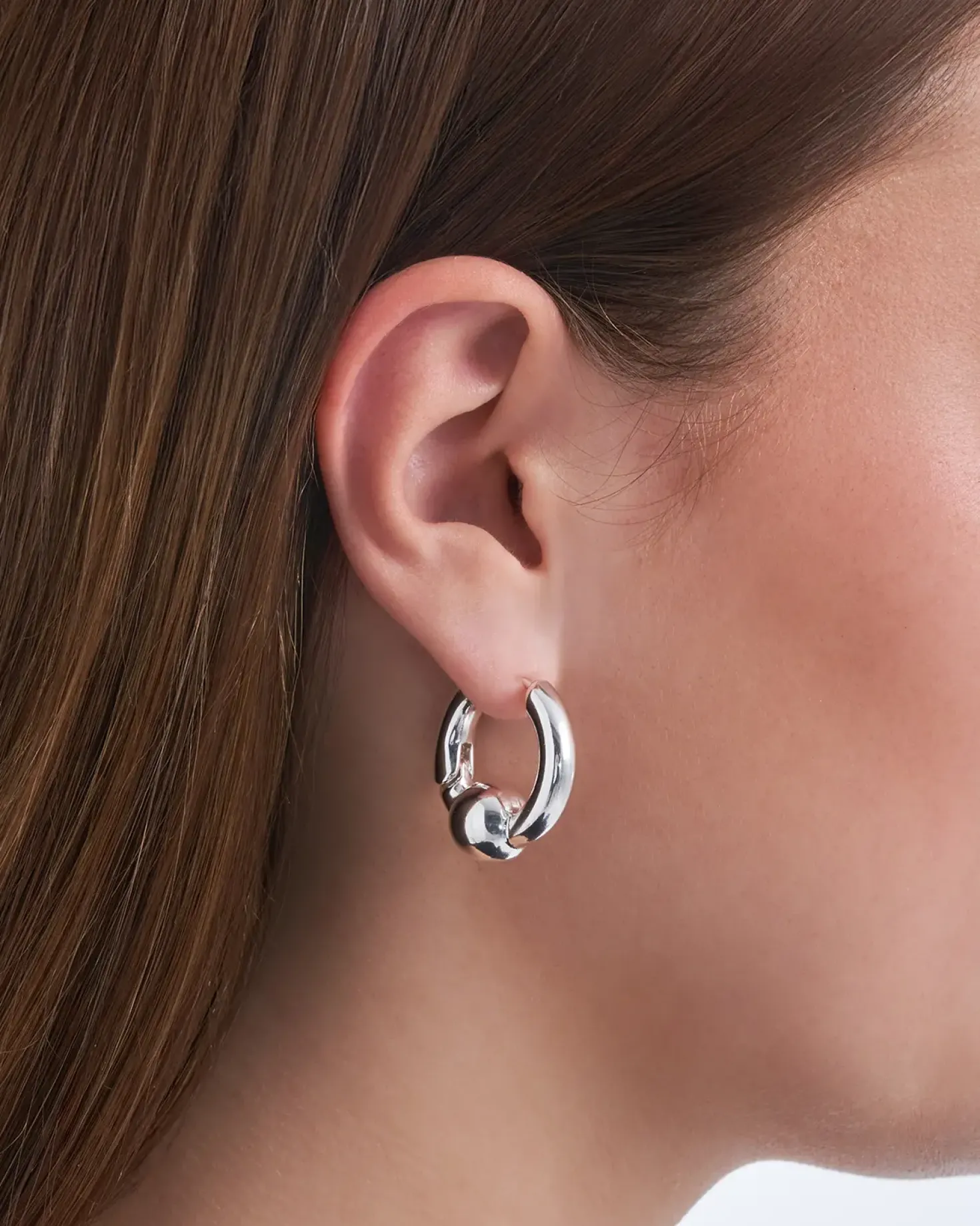 Créoles - Edgy Silver