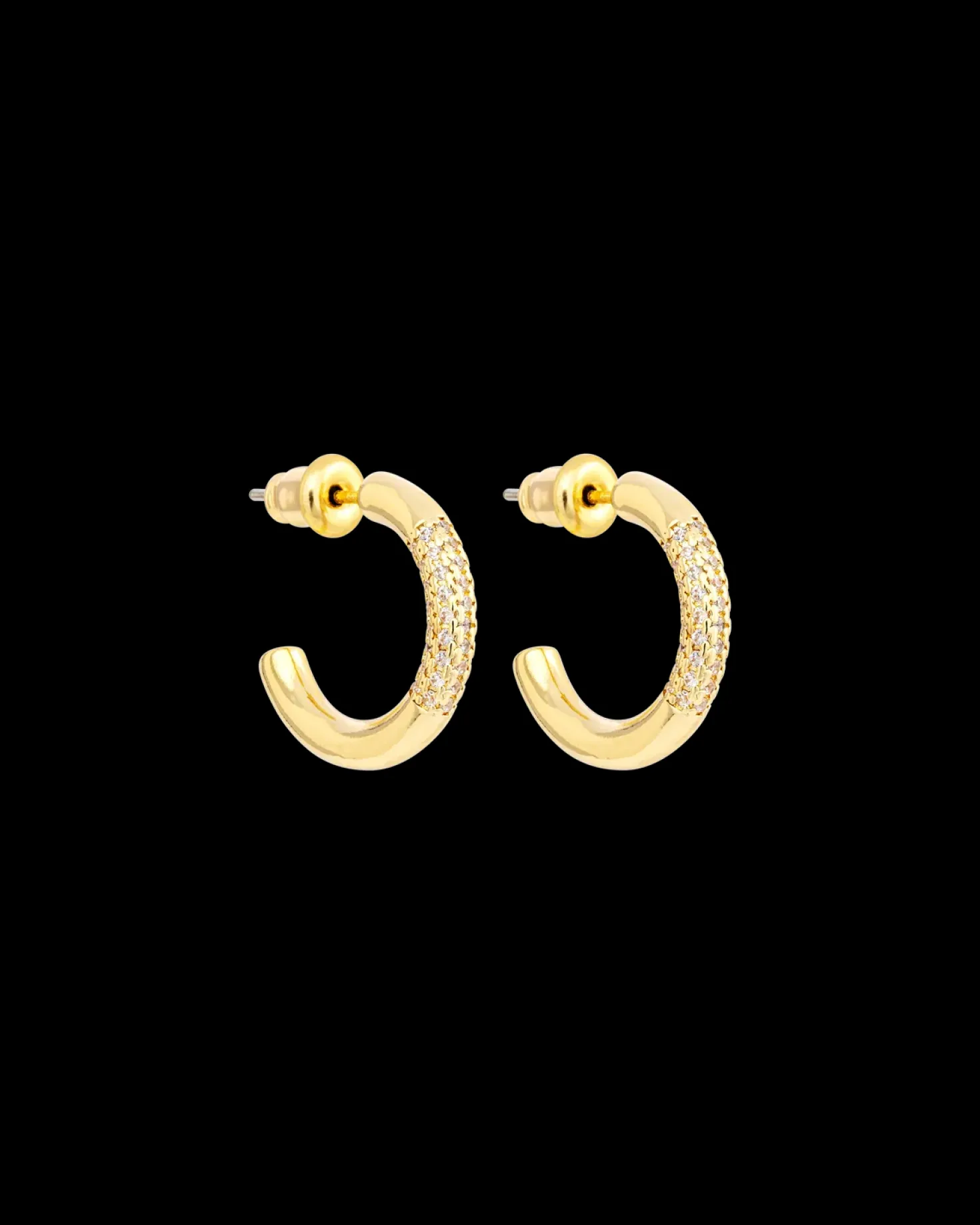 Créoles - Glittery Gold