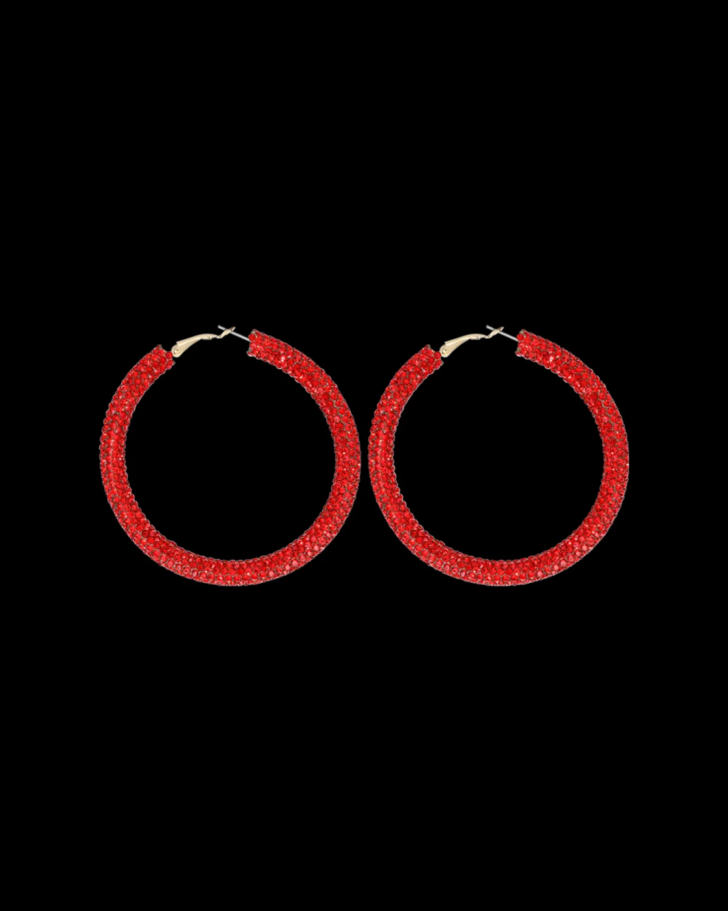 Créoles - Red Sparkle