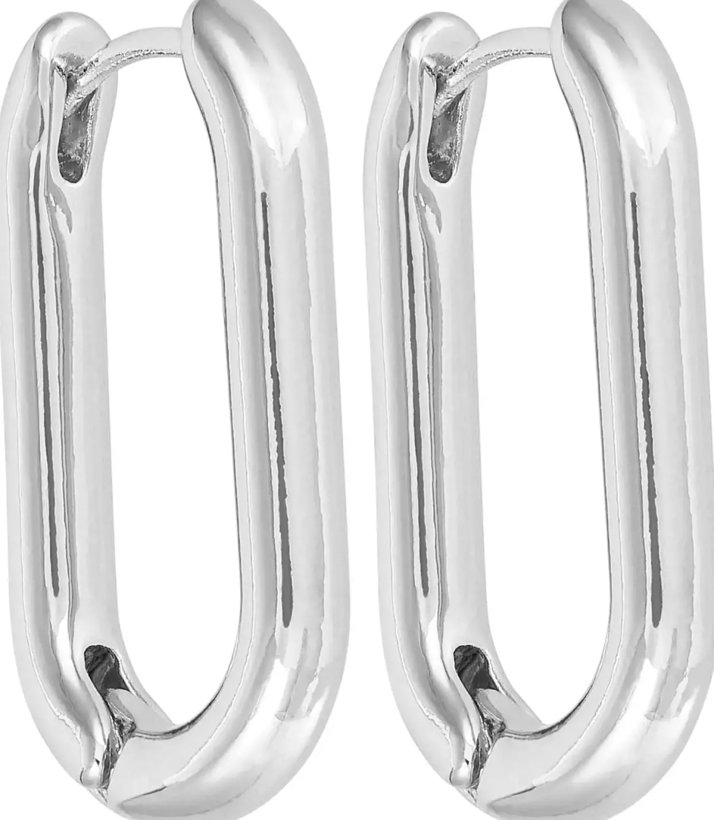 Créoles - Silver Oval