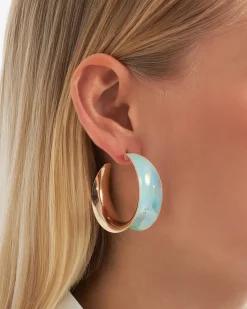 Créoles - Turquoise Shimmer