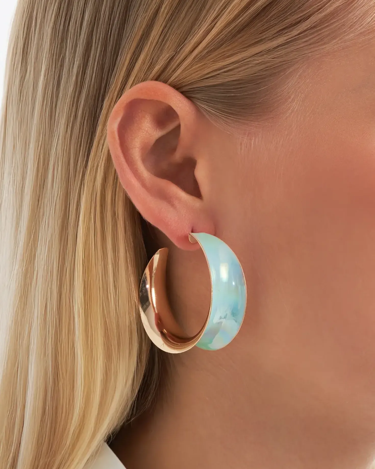 Créoles - Turquoise Shimmer