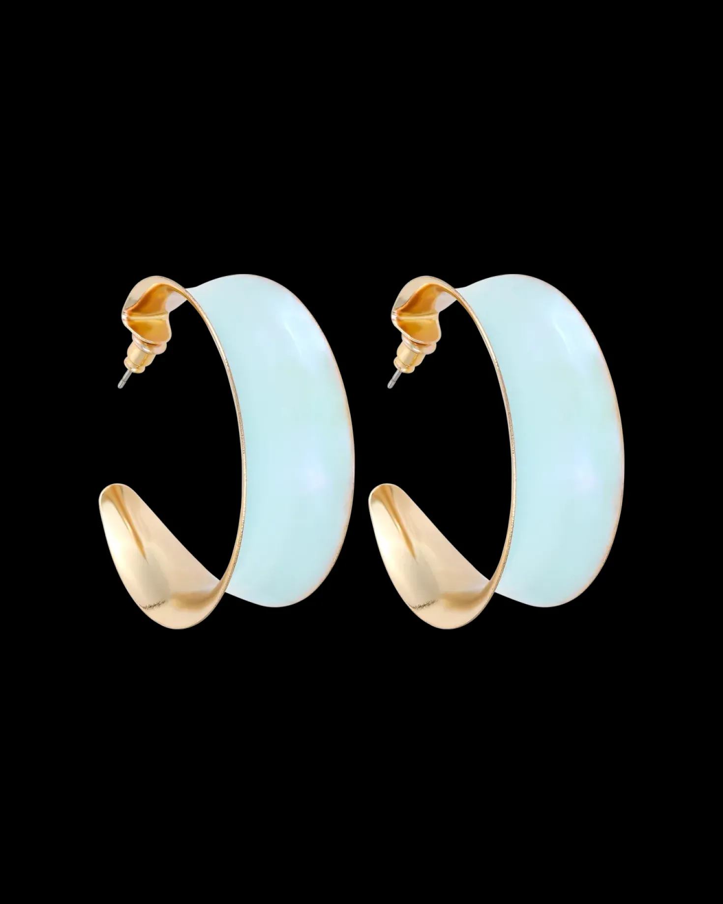 Créoles - Turquoise Shimmer