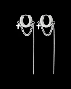Créoles pour homme - Chain Steel