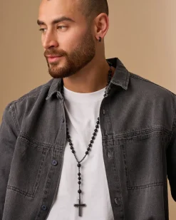 Créoles pour homme - Gloomy Steel