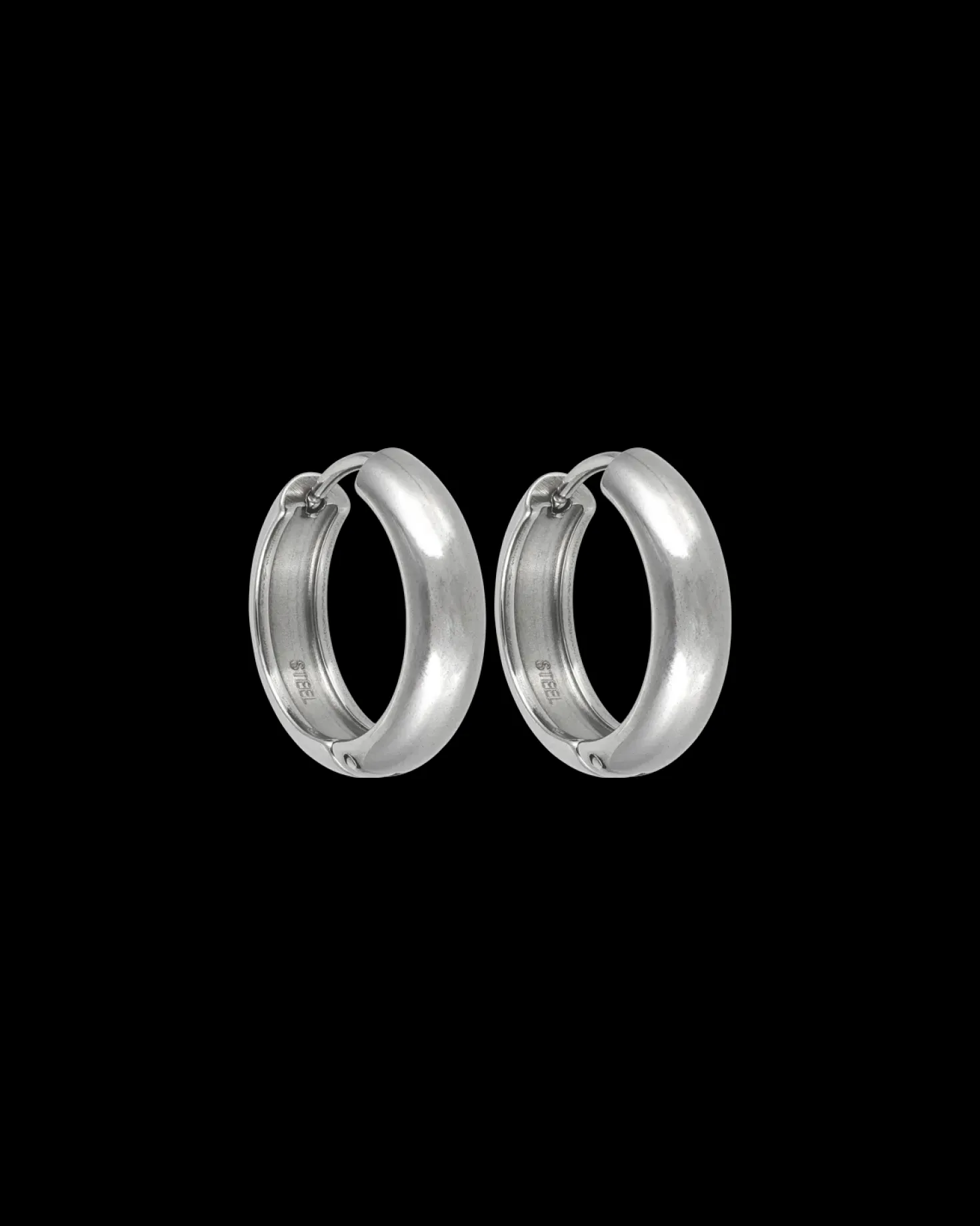 Créoles pour homme - Timeless Steel